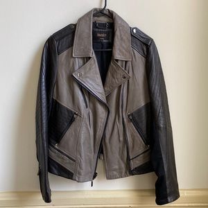 Laundry by Shelli Segal Genuine Leather Moto Jacket